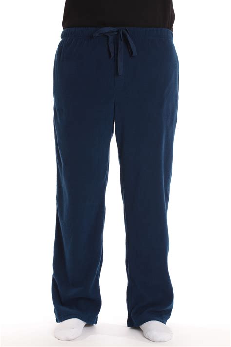 Followme Microfleece Mens Pajama Pants With Pockets Navy Large