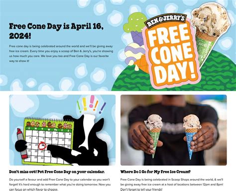 Free Ice Cream Cone April 16th At Ben Jerrys Benjerrys The Coupons