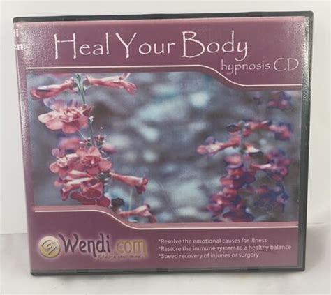 Wendi Friesen Heal Your Body Hypnotherapy Audio Cd Free Shipping Ebay