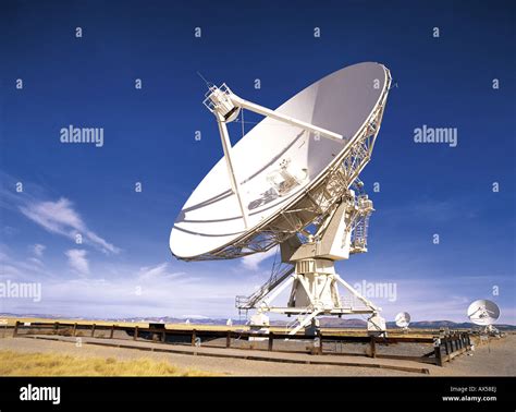 Very Large Array Vla Antenna Of National Radio Astronomy Stock Photo