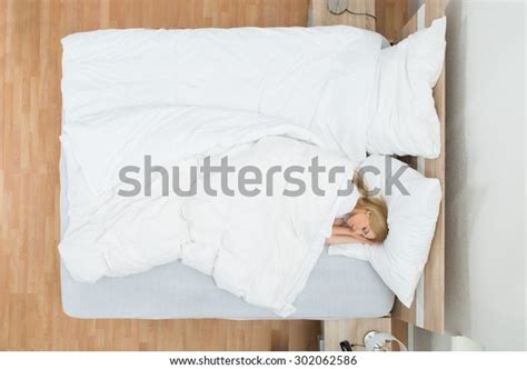 High Angle View Young Woman Sleeping Stock Photo (Edit Now) 302062586