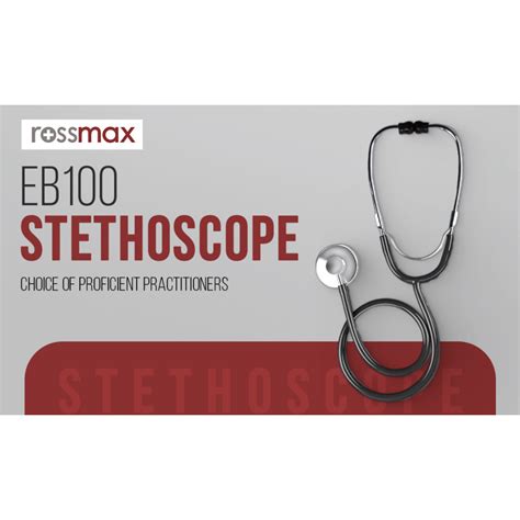 Rossmax Single Head Stethoscope EB100 Rafi Sultan Enterprises