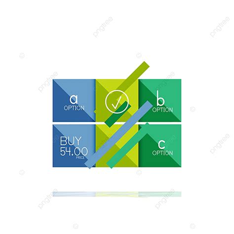 Option Infographic Vector Hd Png Images Square Option Infographic