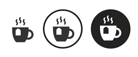 Kaffee Symbol Web Icon Set Vektor Illustration Vektor Kunst