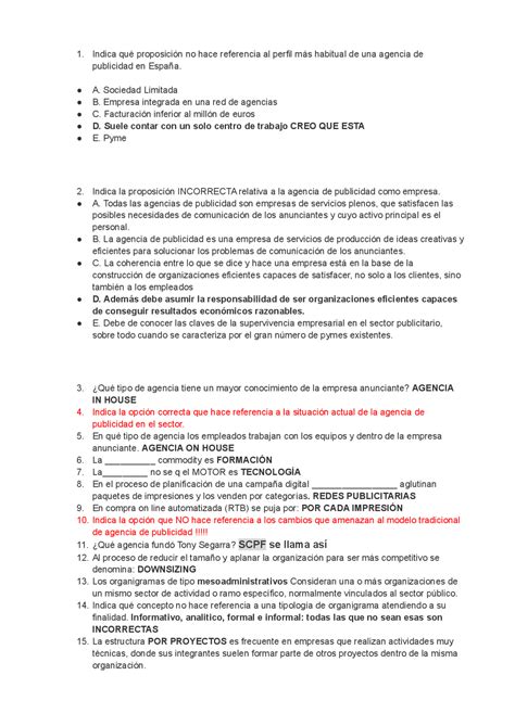 EXAMEN DE TODA LA CARRERA | Apuntes de Dirección de Empresas | Docsity