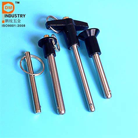 push button quick release ball lock pin detent pin wires