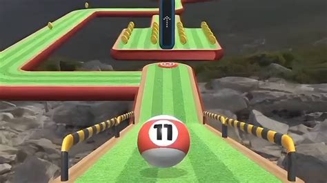 Rolling Ball 3D Sky Race Gameplay Level 28 YouTube