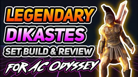 Legendary Dikastes Build And Review For Ac Odyssey Youtube