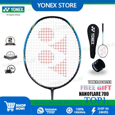 YONEX NANOFLARE 700 Cyan Badminton Racket Full Carbon Single 4U 28Lbs