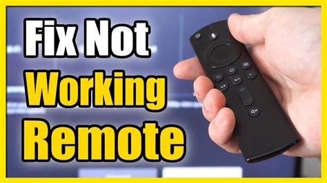 How To Fix Remote Not Working On Amazon Fire Stick 4k Max Fast Method