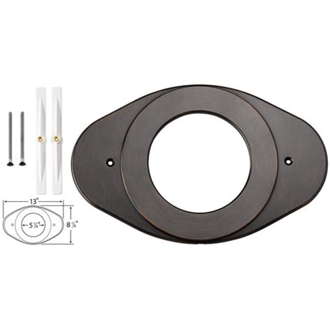 Delta Shower Valve Renovation Cover Plate In Venetian Bronze 550040