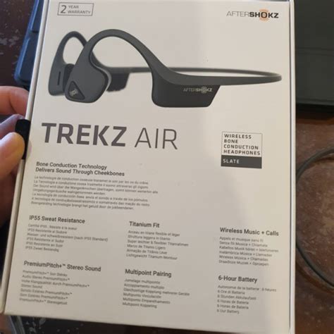 หฟงbluetooth ออกกำลงกาย Aftershokz Trekz Air มอสอง ประกนเหลอ 1ป