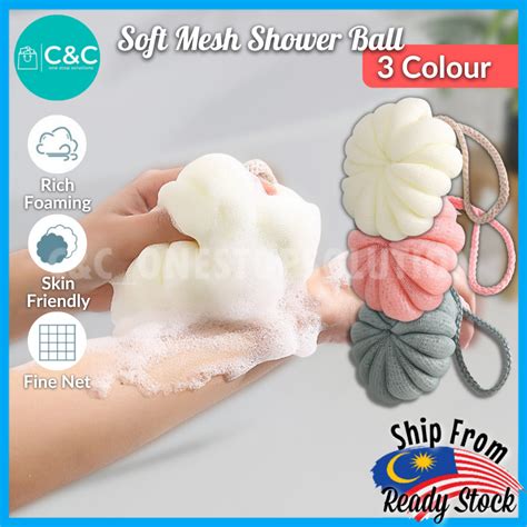 Candc Bath Ball Soft Mesh Bath Sponge Balls Buffer Shower Puff Body