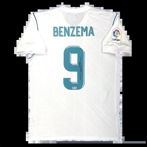 Maillot Du Real Madrid Sign Par Karim Benzema Lcs