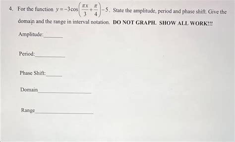 Solved 3. Graph one period of the function y=sin(2x−2π). | Chegg.com