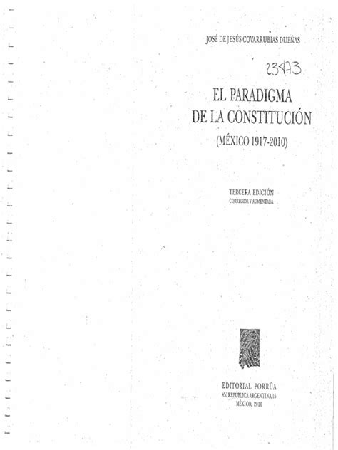 El Paradigma José De Jesús Covarrubias Dueñas Pdf