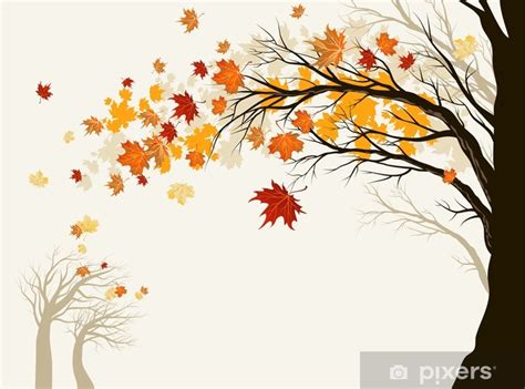 Sticker Arbre D Automne PIXERS FR