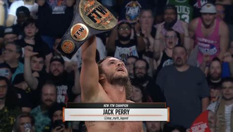 Jack Perry Defeats Hook And Becomes The New Ftw Champion At Aew Blood