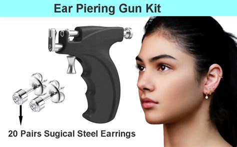 Amazon Professional Ear Piercing Gun Kit With Pairs L