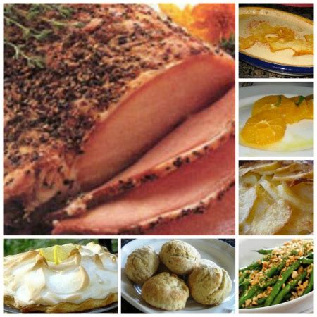 Honey-Glazed Baked Ham Dinner Menu | Easter Dinner Menu