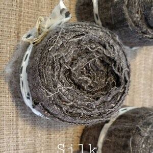 Silk Fabric Rolls 3 Rolls of Raw Silk Strips. Brown. - Etsy