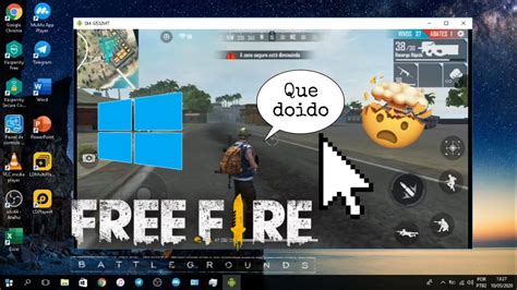 COMO JOGAR FREE FIRE NO SEU PC MELHOR MÉTODO RÁPIDO E ESPELHADO YouTube