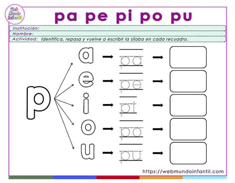 Ejercicios De Lectoescritura Para Primero De Primaria Web Mundo Infantil