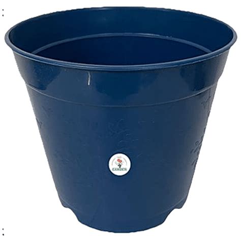 Buy Kraft Seeds Polypropylene Flower Pot Blue Inch Plastic Online