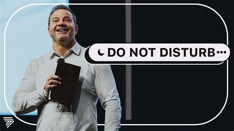 Do Not Disturb Marcus Mecum Hills Church Youtube