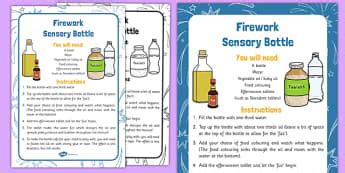 Sensory Bottles Topics Primary Resources - Play Sensory Bottles P