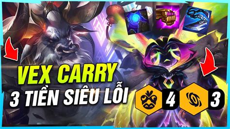 XÂY DỰNG ĐỘI HÌNH VEX LINH VẬT ĐỘI HÌNH REROLL 3 TIỀN SIÊU MẠNH ĐẦU