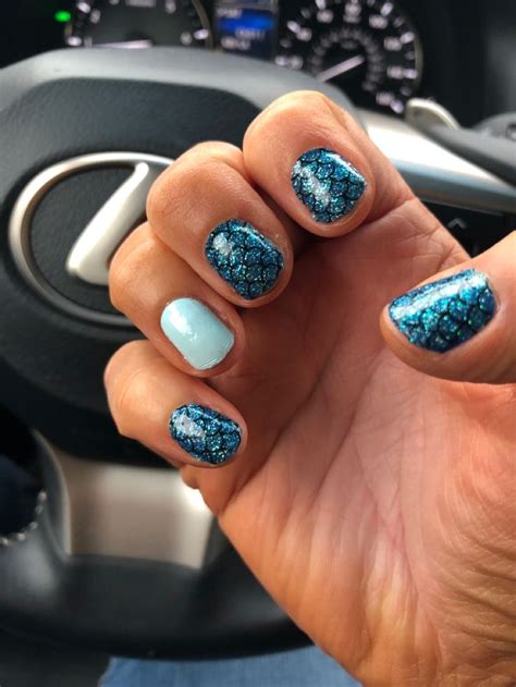 Mermaid Brigade Greeking Out Chilladelphia In 2024 Color Street Nails Blue Nails Nails