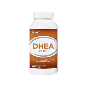 Amazon GNC DHEA 25 MG 90 Caps Health Personal Care