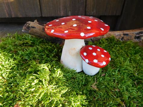 Keramik Pilz Fliegenpilz getöpfert Etsy Keramik Pilze Fliegenpilz