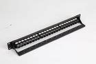 19 21 110 IDC UTP Unshielded Rack Mount Patch Panel 24 Port Cat6A