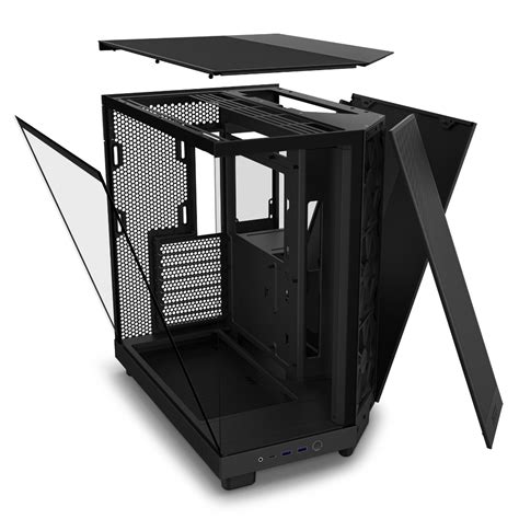 Buy Nzxt H6 Flow Edition Atx Mid Tower Case Black Cc H61fb 01 Pc