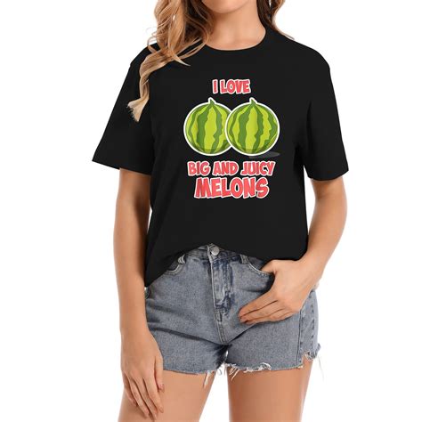 Funny Vegan Watermelon Day I Love Big And Juicy Melons T Shirt