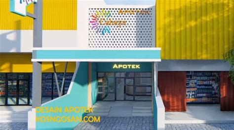 Desain Apotek Minimalis Terbaik Kosngosan