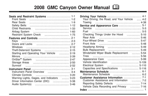 GMC 2007 CANYON AUTOMOBILE OWNER S MANUAL ManualsLib