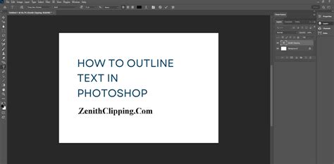 How To Outline Text In Photoshop In 2023