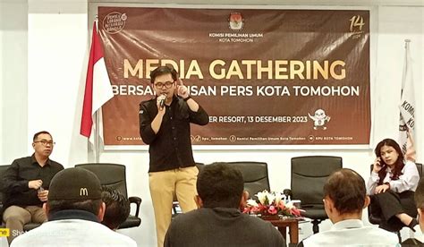 Gelar Media Gathering Kpu Tomohon Ajak Pegiat Media Sama Sama