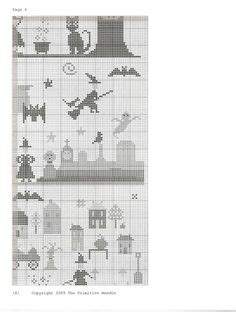 All Witches Hollow Ideas Halloween Cross Stitch Patterns