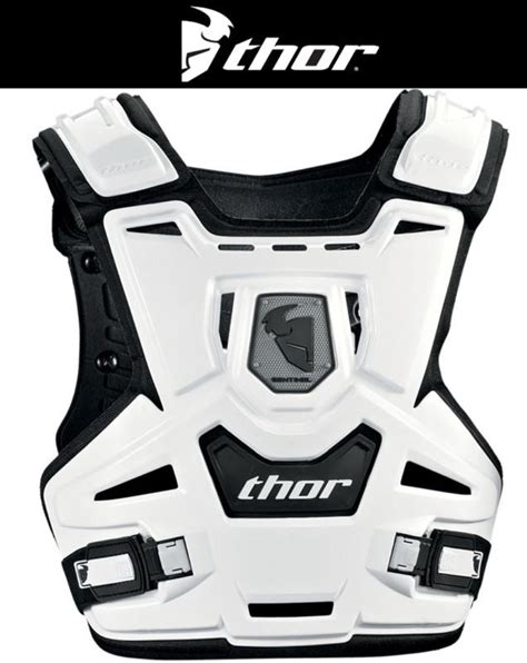 Find Thor Youth White Sentinel Dirt Bike Roost Guard Chest Protector Mx