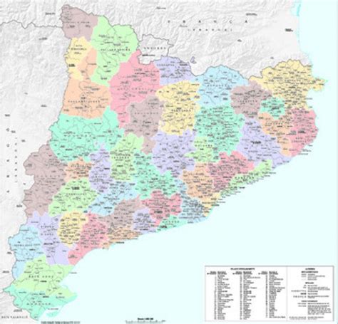 Mapa Municipis Catalunya Mapa