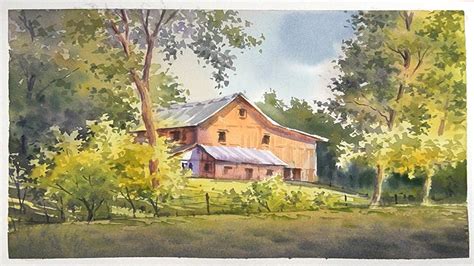 Old House Painting With Watercolor YouTube