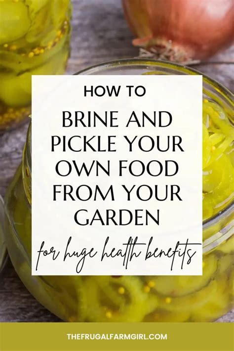 The Benefits Of Pickling Fruits and Vegetables