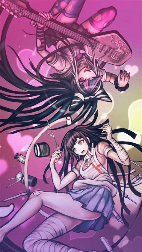 Danganronpa Glitchcore Danganronpa Characters Ibuki Mioda Mikan