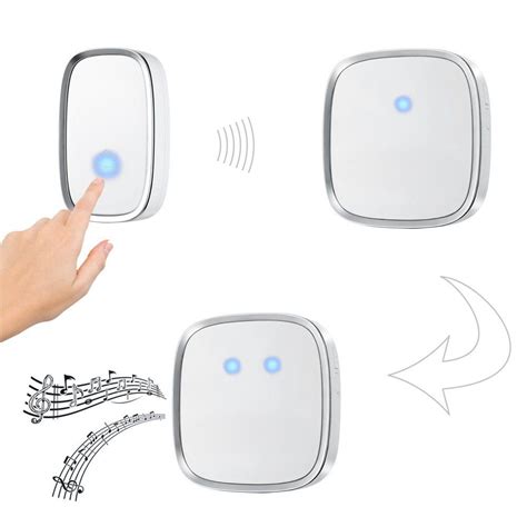 2019 Portable Wireless Doorbell Chime Kit Modern Door Bell With 36 ...