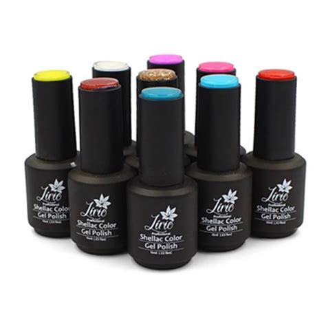 Kit Esmalte Em Gel Shellac Liri Ml