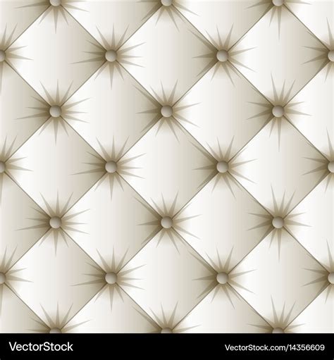 White Upholstery Texture Seamless Pattern Vector Image